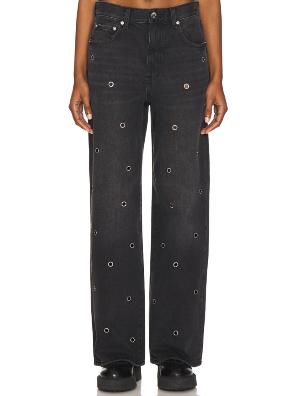 Pistola Hendrix High Rise Wide Leg Jeans Glamour 26